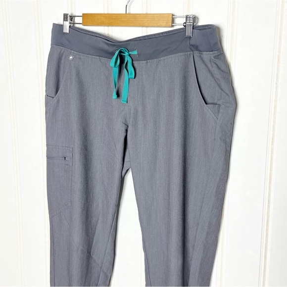 Figs Zamora Jogger Pants Graphite Grey Sz LP 782 - Picture 2 of 7